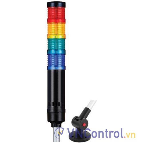 Đèn tháp QLIGHT QT50LF-WA-4-24-RAGB-QLA18 4 tầng 24VDC đa âm