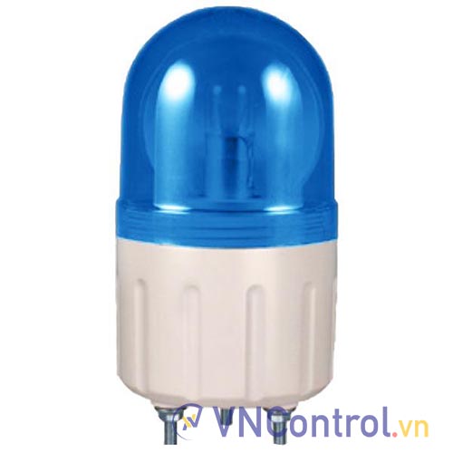 Đèn xoay cảnh báo QLIGHT S60R-12-B 12VDC D60 màu xanh