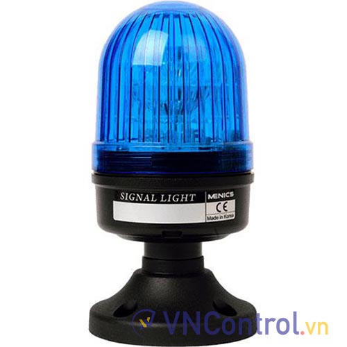 Đèn xoay cảnh báo AUTONICS MS66G-TFF-B 110-220VAC D68 có còi màu xanh