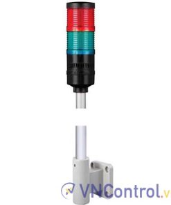 Đèn tháp kết nối mạng LAN QLIGHT QT70L-ETN-WS-2-12-RG-LW24 2 tầng 12VDC đa âm