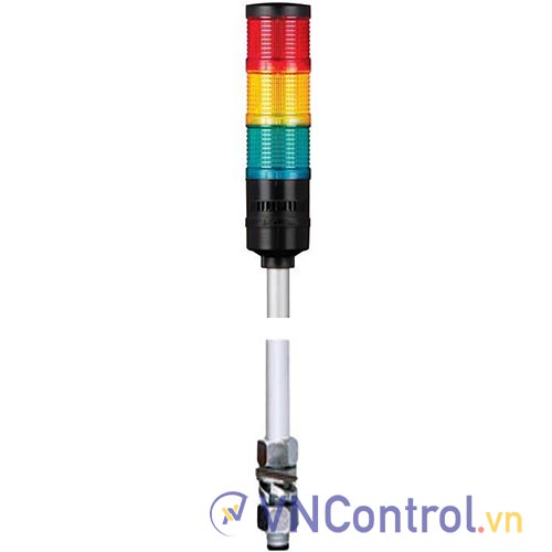 Đèn tháp kết nối mạng LAN QLIGHT QT70L-ETN-WS-3-24-RAG 3 tầng 24VDC đa âm