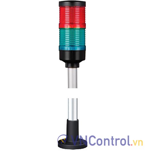 Đèn tháp QLIGHT QT70LF-2-110-RG-QZ24 2 tầng 110VAC D70