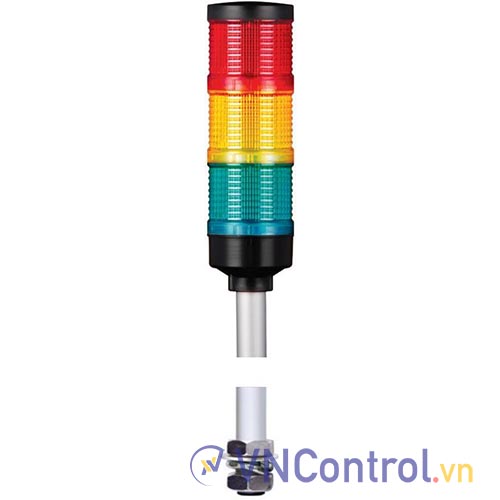 Đèn tháp QLIGHT QT70L-3-220-RAG 3 tầng 220VAC D70