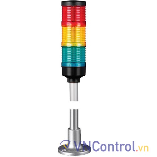 Đèn tháp QLIGHT QT70L-3-220-RAG-SZ24 3 tầng 220VAC D70