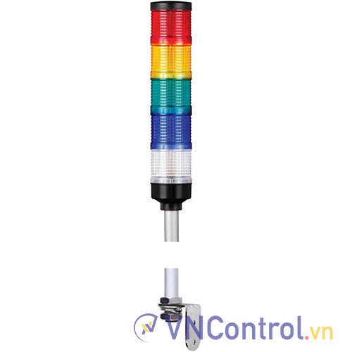 Đèn tháp QLIGHT QT70L-5-24-RAGBW-LB24 5 tầng 24VDC D70