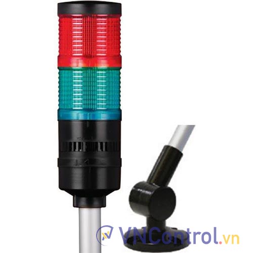 Đèn tháp QLIGHT QT70L-BZ-2-24-RG-QL24 2 tầng 24VDC có còi