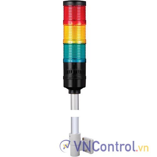 Đèn tháp QLIGHT QT70L-BZ-3-24-RAG-LW24 3 tầng 24VDC có còi
