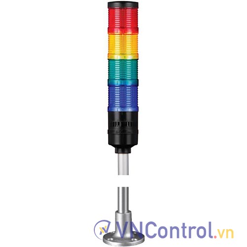 Đèn tháp QLIGHT QT70L-BZ-4-24-RAGB-SZ24 4 tầng 24VDC có còi