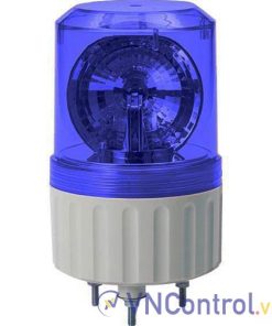 Đèn xoay cảnh báo QLIGHT S80LR-BZ-12-B 12VDC D80 có còi màu xanh