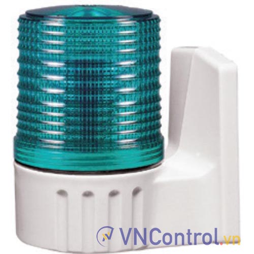 Đèn tín hiệu sáng tĩnh/ chớp nháy bóng LED Ø80mm QLIGHT S80AL-24-G