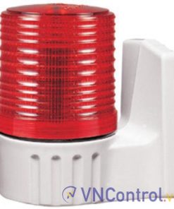 Đèn tín hiệu sáng tĩnh/ chớp nháy bóng LED Ø80mm QLIGHT S80AL-110-R