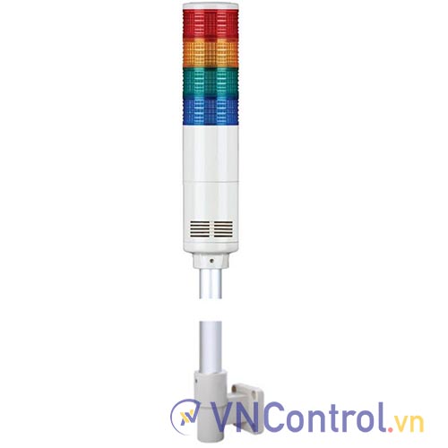 Đèn tháp kết nối mạng LAN QLIGHT ST80EL-ETN-WA-4-220-RAGB-LW24 4 tầng 220VAC đa âm