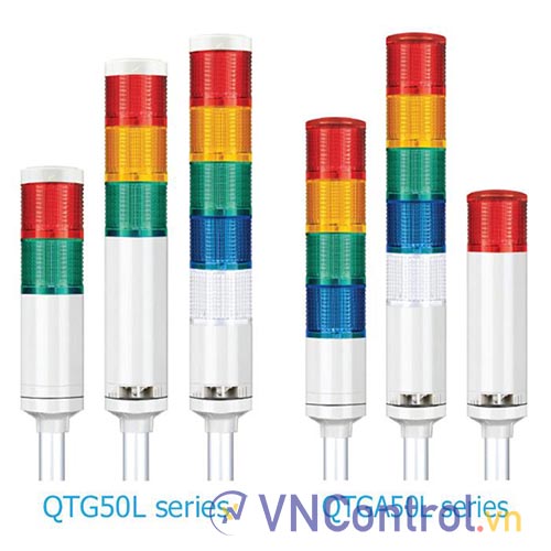 Đèn tháp QLIGHT QTG50LF-2-12-RG-QL18 2 tầng 12VAC/DC D50