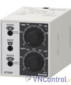 Bộ đặt thời gian kép AUTONICS ATS8W-11 12VDC, 10h, 8 chân tròn
