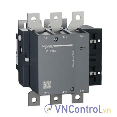 Contactor Schneider LC1E250B6 250A 1NO+1NC 24VAC