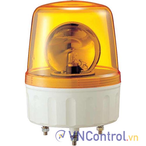 Đèn xoay cảnh báo AUTONICS AVGB-01-Y 12VDC D135 có còi màu vàng