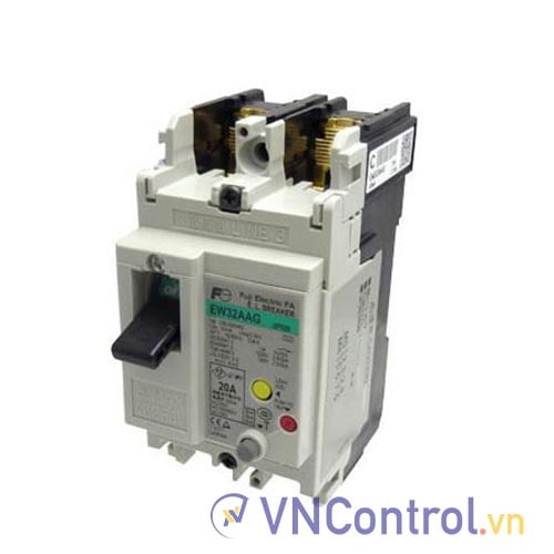 CB khối chống giật Fuji EW100EAG-2P 100A, 10kA