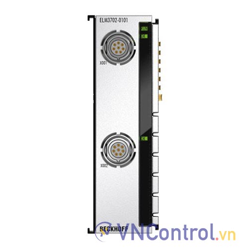 ELM3702-0101 | EtherCAT Terminal, 2-channel analog input, multi-function, 24 bit, 10 ksps, electrically isolated, LEMO