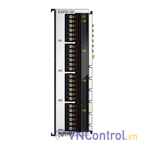 ELM3704-1001 | EtherCAT Terminal, 4-channel analog input, multi-function, 24 bit, 10 ksps, TC compensation