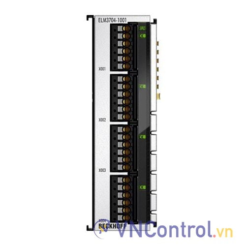 ELM3704-1001 | EtherCAT Terminal, 4-channel analog input, multi-function, 24 bit, 10 ksps, TC compensation
