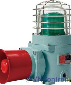 Đèn cảnh báo phòng nổ QLIGHT SESAL-WA-110-A 110VAC D167 còi đa âm màu hổ phách