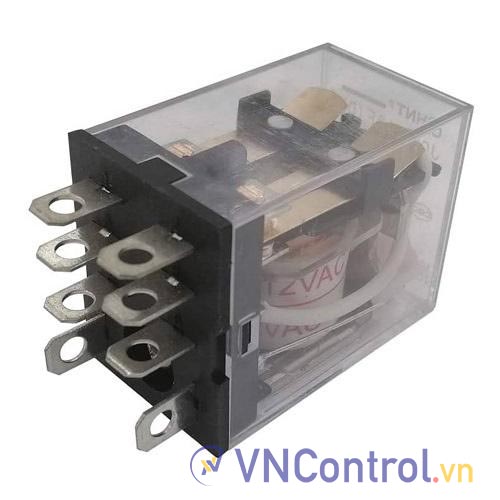 Rơ le trung gian CHINT JQX-13F/2Z 5VDC 8 chân dẹt 10A