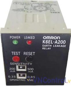 Rơ le bảo vệ chạm đất OMRON K6EL-A200