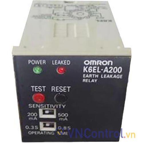 Rơ le bảo vệ chạm đất OMRON K6EL-A200