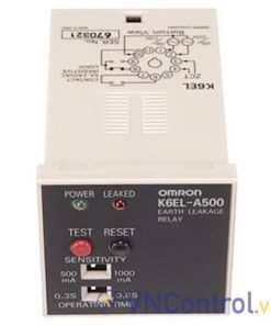 Rơ le bảo vệ chạm đất OMRON K6EL-A500