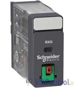 Rơ le khối SCHNEIDER RXG11B7 24VAC 5 chân dẹt 10A