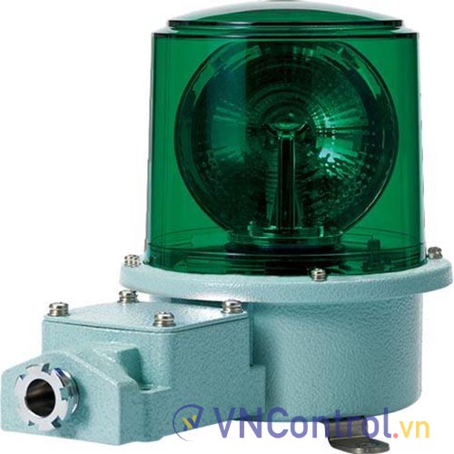 Đèn xoay cảnh báo cho công nghiệp nặng/tàu thủy QLIGHT SH2TLR-110-G 110VAC D150 màu xanh lá