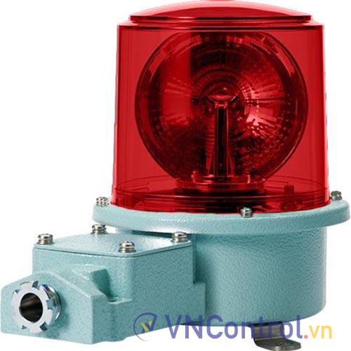 Đèn xoay cảnh báo cho công nghiệp nặng/tàu thủy QLIGHT SH2TLR-12-R 12VDC D150 màu đỏ