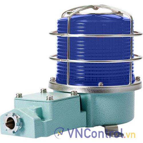 Đèn cảnh báo cho công nghiệp nặng/tàu thủy QLIGHT SH1TSP-220-B 220VAC D125 màu xanh