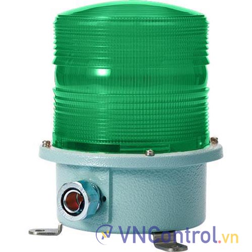 Đèn cảnh báo cho công nghiệp nặng/tàu thủy QLIGHT SH2S-110-G 110VAC D150 màu xanh lá