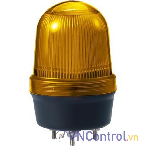 Đèn xoay cảnh báo QLIGHT MFL60-BZ-12/24-A 12-24VDC D60 có còi màu hổ phách