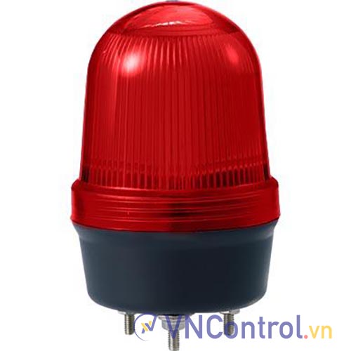 Đèn xoay cảnh báo QLIGHT MFL60-BZ-12/24-R 12-24VDC D60 có còi màu đỏ