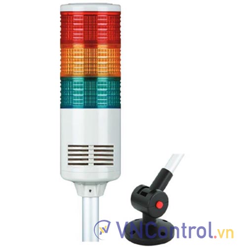 Đèn tháp QLIGHT ST80EL-WS-3-24-RAG-QLA24 3 tầng 24VDC đa âm