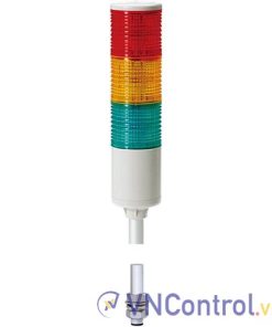 Đèn tháp QLIGHT ST80L-BZ-3-220-RAG 3 tầng 220VAC có còi