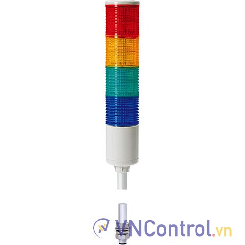 Đèn tháp QLIGHT ST80LF-WM-4-110-RAGB 4 tầng 110VAC đa âm