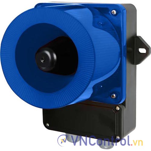 Đèn cảnh báo cho công nghiệp nặng/tàu thủy QLIGHT QWCD35T-110/220-B-LC 110-220VAC D132 còi đa âm màu xanh