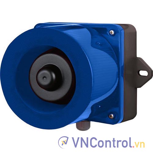 Đèn cảnh báo cho công nghiệp nặng/tàu thủy QLIGHT QWCD50SD-24-B 24VDC D167 còi đa âm màu xanh