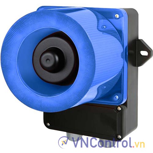 Đèn cảnh báo cho công nghiệp nặng/tàu thủy QLIGHT QWCD50T-12/24-B-LC 12-24VDC D167 còi đa âm màu xanh