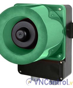 Đèn cảnh báo cho công nghiệp nặng/tàu thủy QLIGHT QWCD50T-12/24-G 12-24VDC D167 còi đa âm màu xanh lá