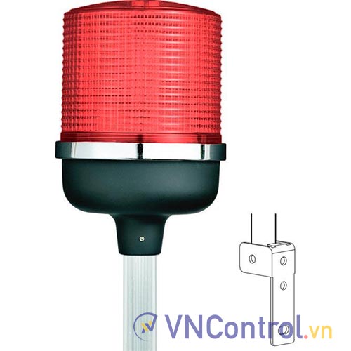 Đèn cảnh báo cho xe ưu tiên QLIGHT QA125HLSP-12/24-R 12-24VDC D125 màu đỏ