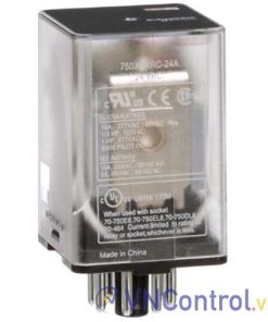 Rơ le trung gian SCHNEIDER 750XBXRC-24A 24VAC 8 chân tròn 10A