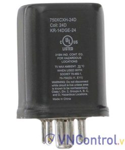 Rơ le trung gian SCHNEIDER 750XCXH-24D 24VDC 11 chân tròn 12A