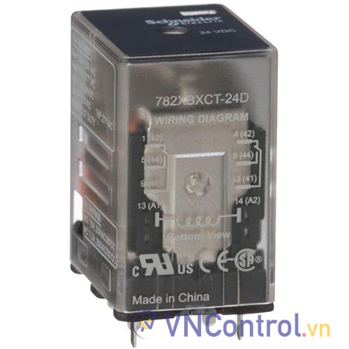 Rơ le công suất SCHNEIDER 782XBXCT-24D 8 chân PCB 15A