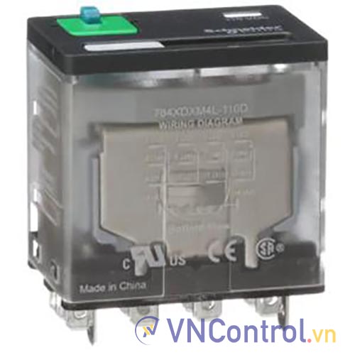 Rơ le công suất SCHNEIDER 784XDXM4L-110D 14 chân PCB 15A