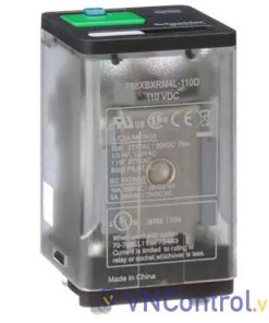 Rơ le trung gian SCHNEIDER 788XBXRM4L-110D 110VDC 8 chân dẹt 10A