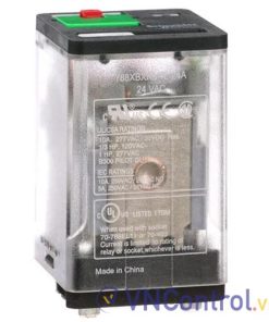 Rơ le trung gian SCHNEIDER 788XBXRM4L-24A 24VAC 8 chân dẹt 10A
